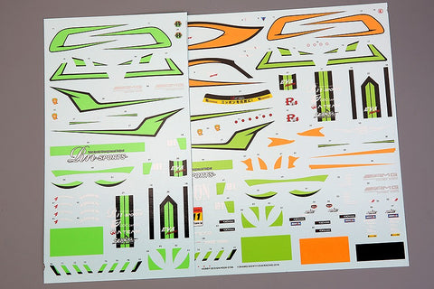 Hobby Design HD04-0156 1/24 AMG GT3 EVA Racing 2016 Decals (for Tamiya 24345)