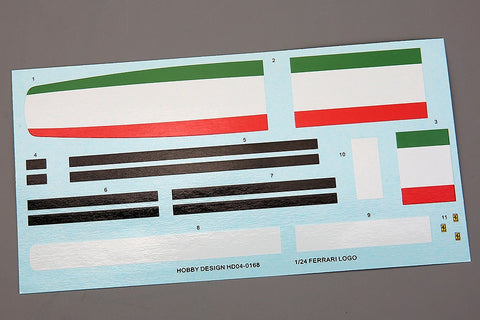 Hobby Design HD04-0168 1/24 Ferrari logo decal