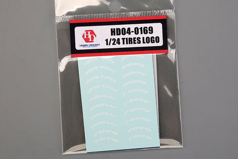 Hobby Design HD04-0169 1/24 Tire logo decal
