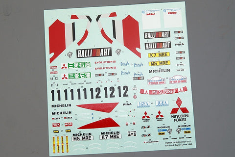 Hobby Design HD04-0172 1/24 Evo.III Tour De Corse 1995 Decal