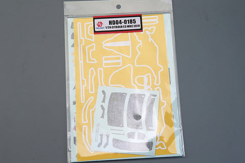 Hobby Design HD04-0185 1/24 Citroën C3 WRC 2019 Decals