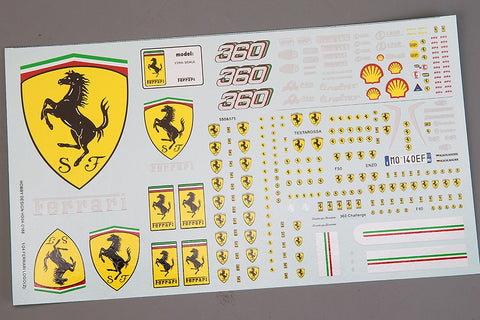 Hobby Design HD04-0188 1/24 Ferrari Logo (B) Decal