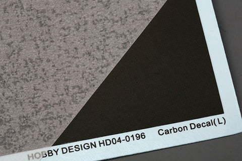 Hobby Design HD04-0196 1/24 Carbon-pattern decal (L)