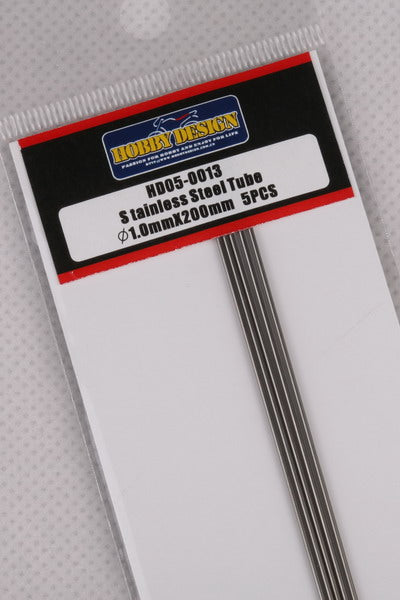Hobby Design HD05-0013 Stainless steel tube 1.0mm x 200mm