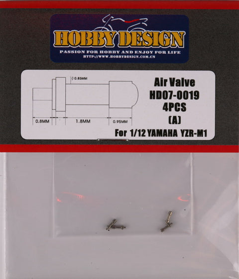 Hobby Design HD07-0019 1/12 Air Valve for Yamaha YZR-M1 (A)