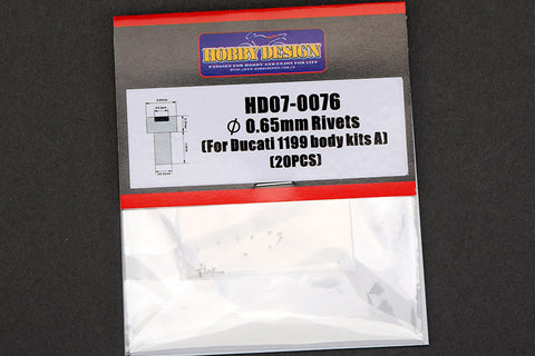 Hobby Design HD07-0076 0.65mm Rivet (for Ducati 1199 Body Kit A)