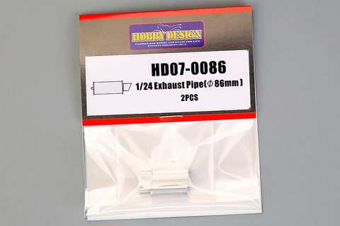 Hobby Design HD07-0086 1/24 Exhaust pipe (φ86mm)