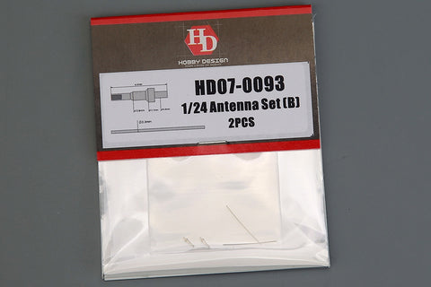Hobby Design HD07-0093 1/24 Antenna Set (B)