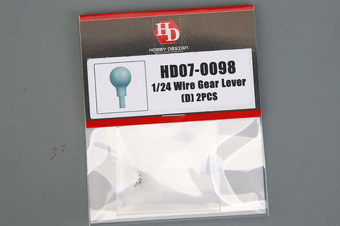 Hobby Design HD07-0098 1/24 Wire Gear Lever (D)