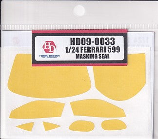 Hobby Design HD09-0033 1/24 Ferrari 599 Masking Stickers