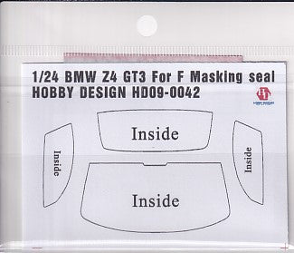 Hobby Design HD09-0042 1/24 BMW Z4 GT3 Masking Stickers for F