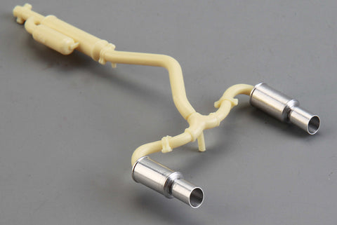 Hobby Design HD03-0641 1/24 GR86 HKS Exhaust Pipe (Resin + Metal Parts)