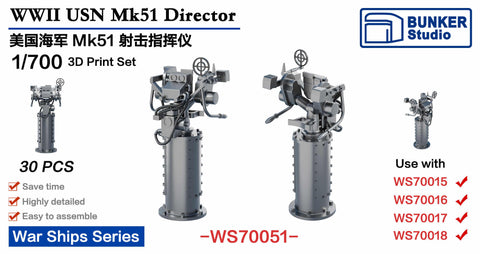 Bunker Studio WS70051 1/700 USN Mk51 Director