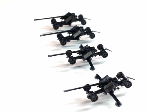 Bunker Studio BK35006 1/350 WWII German 12.8cm PAK 44 Heavy Anti-Tank Guns