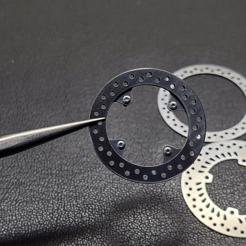 Khaled Model D001 1/12 Metal Disc Brake for 1991 Honda XLR BAJA Motorcycle Model (for Hasegawa kit)