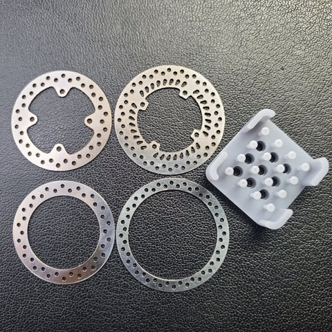 Khaled Model D001 1/12 Metal Disc Brake for 1991 Honda XLR BAJA Motorcycle Model (for Hasegawa kit)