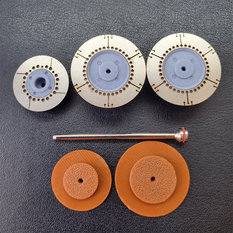Khaled Model D002 1/12 Metal Disc Brakes for Kawasaki KR500 (for Tamiya)