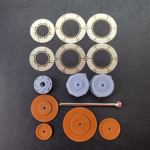 Khaled Model D002 1/12 Metal Disc Brakes for Kawasaki KR500 (for Tamiya)