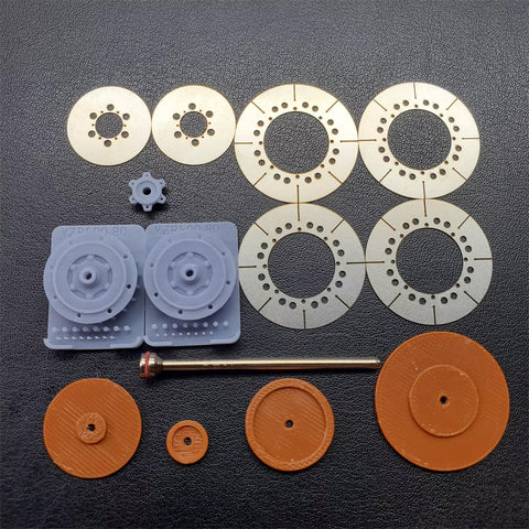 Khaled Model D003 1/12 Metal Disc Brakes for Yamaha YZR500 (1980 Model) (for Tamiya)