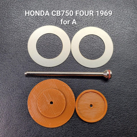 Khaled Model D004 1/12 Metal Disc Brake for 1969 Honda CB750 FOUR Motorcycle (for Aoshima kit)