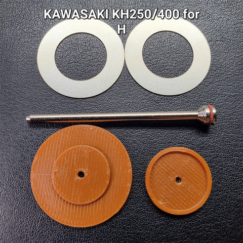 Khaled Model D005 1/12 Metal Disc Brake for Kawasaki KH250/400 (for Hasegawa kit)