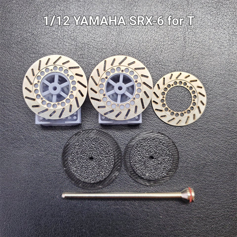 Khaled Model D012 1/12 Metal Disc Brake for Yamaha SRX-6 Motorcycle (for Tamiya)