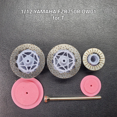 Khaled Model D013 1/12 Metal Disc Brakes for Yamaha FZR750R OW01 (for Tamiya)