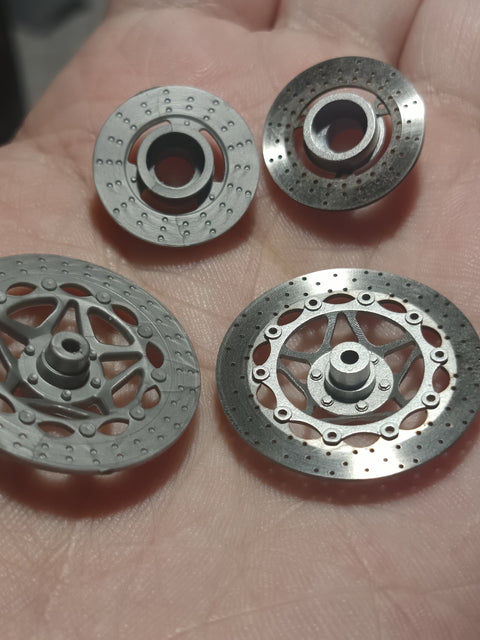 Khaled Model D013 1/12 Metal Disc Brakes for Yamaha FZR750R OW01 (for Tamiya)