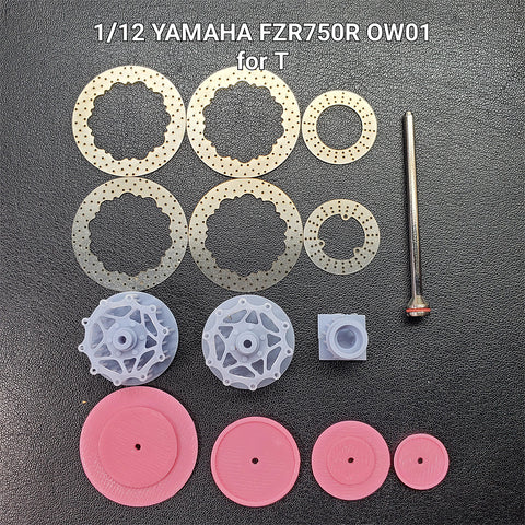 Khaled Model D013 1/12 Metal Disc Brakes for Yamaha FZR750R OW01 (for Tamiya)