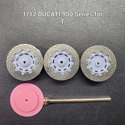 Khaled Model D014 1/12 Metal disc brakes for Ducati 900 series (MHR, NCR, SS) – for Tamiya kits