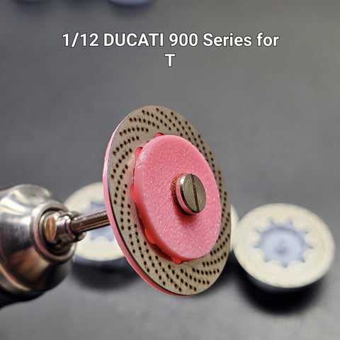 Khaled Model D014 1/12 Metal disc brakes for Ducati 900 series (MHR, NCR, SS) – for Tamiya kits