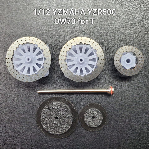 Khaled Model D017 1/12 Metal Disc Brakes for Yamaha YZR500 OW70 Motorcycle (for Tamiya)