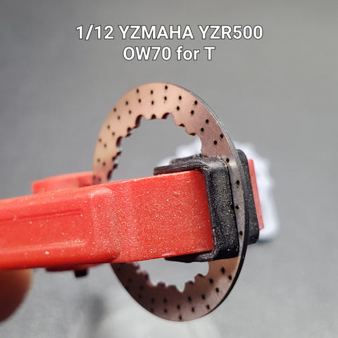 Khaled Model D017 1/12 Metal Disc Brakes for Yamaha YZR500 OW70 Motorcycle (for Tamiya)