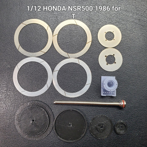 Khaled Model D018 1/12 Metal Disc Brakes for Honda NSR500 (1986 Model) (for Tamiya)