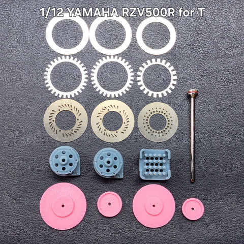 Khaled Model D032 1/12 Metal Disc Brakes for Yamaha RZV500R Motorcycle (for Tamiya)