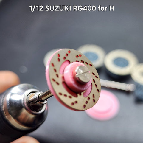 Khaled Model D034 1/12 Metal Disc Brakes for Suzuki RG400Γ (for Hasegawa kit)