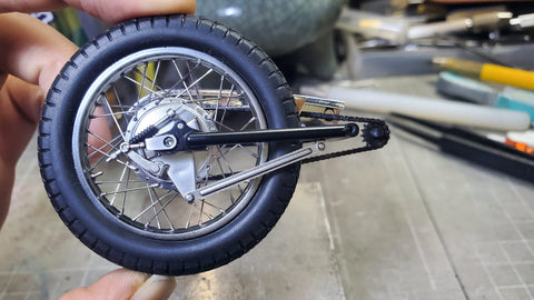 Khaled Model LQ004 1/12 Wheel Spoke Set for Kawasaki 500SS (for Hasegawa kit)