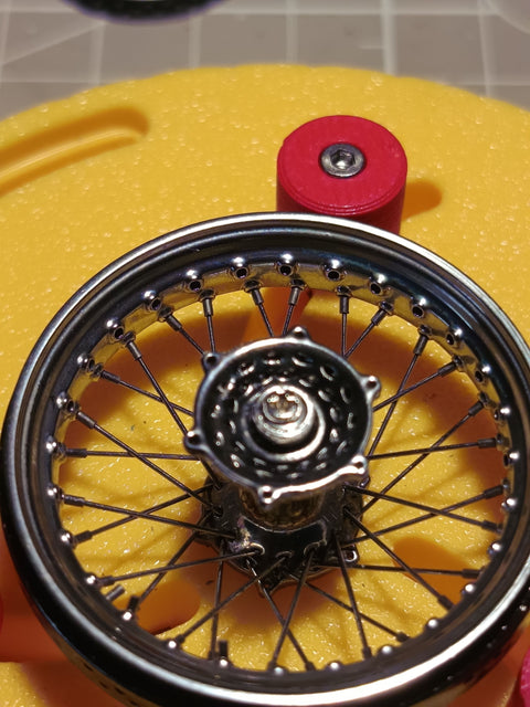 Khaled Model LQ012 1/12 Wheel Spoke Set for Yamaha XV1600 RoadStar Motorcycle (for Tamiya)