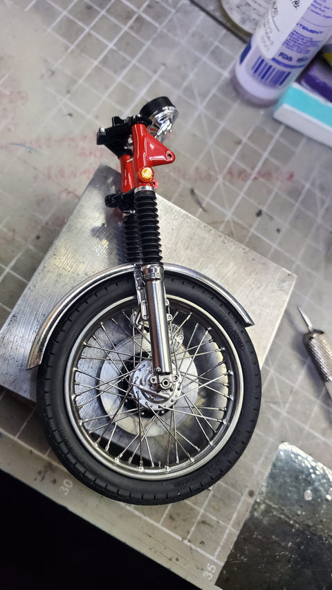 Khaled Model LQ013 1/12 Wheel Spoke Set for 1969 Honda CB750 FOUR (K0) Motorcycle (for Aoshima kit)