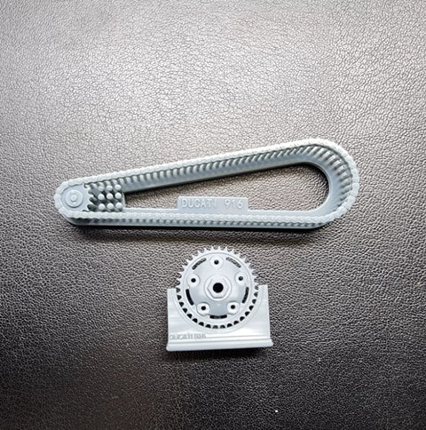 Khaled Model LT048 1/12 Motorcycle Chain Set for Ducati 916 (for Tamiya)