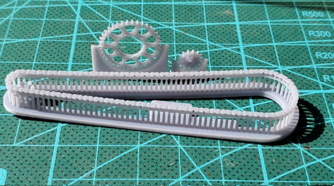 Khaled Model LT051 1/12 Motorcycle Chain Set for Suzuki GSX-RR '20 (for Tamiya)