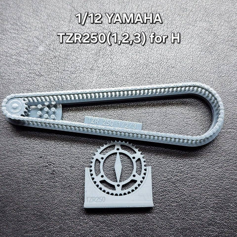 Khaled Model LT056 1/12 Motorcycle Chain Set for Yamaha TZR250 (for Hasegawa kit)