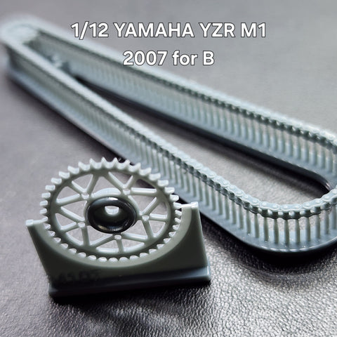 Khaled Model LT057 1/12 Chain set for 2007 Yamaha YZR-M1 (for Beemax kit)