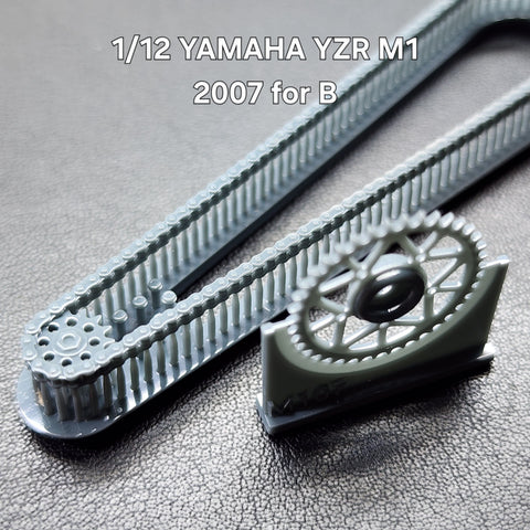 Khaled Model LT057 1/12 Chain set for 2007 Yamaha YZR-M1 (for Beemax kit)