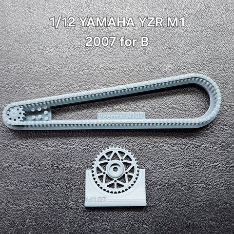 Khaled Model LT057 1/12 Chain set for 2007 Yamaha YZR-M1 (for Beemax kit)