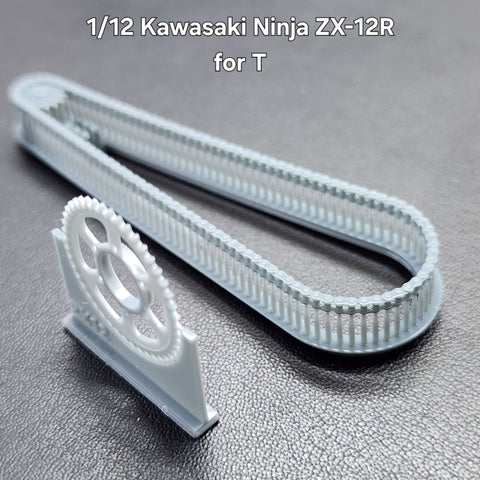 Khaled Model LT059 1/12 Motorcycle Chain Set for Kawasaki ZX-12R (for Tamiya)