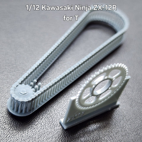 Khaled Model LT059 1/12 Motorcycle Chain Set for Kawasaki ZX-12R (for Tamiya)