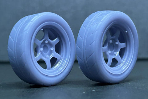 Kei Style KS-PA108 1/24 15-inch tire set exclusively for the CU18