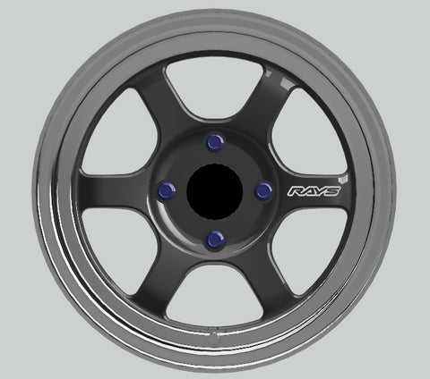 Kei Style KS-PA112 1/24 15-inch TE37V wheels for CU18