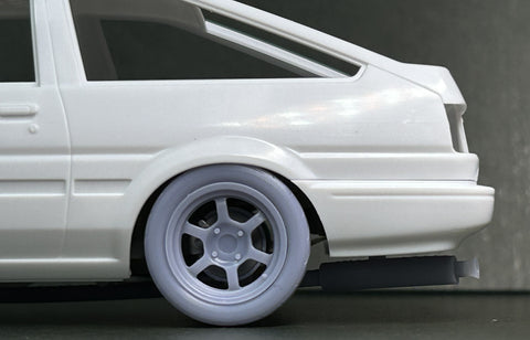 Kei Style KS-PA113 1/24 Border 304 Muffler for AE86 (compatible with Hasegawa kits)